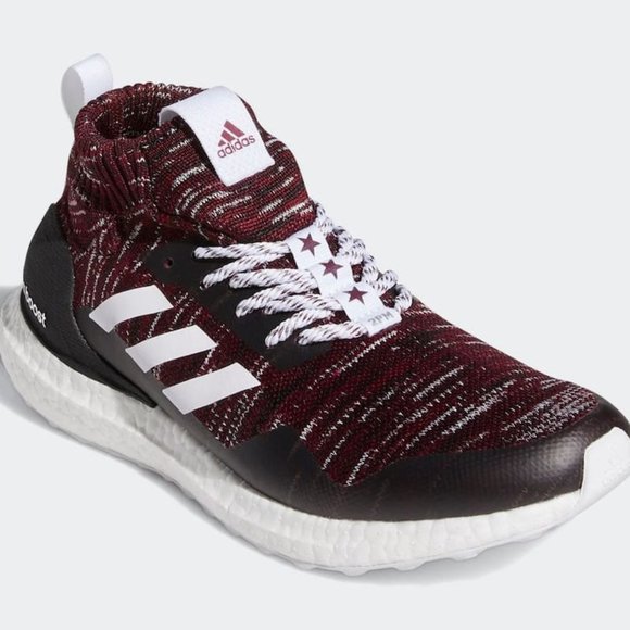 Adidas x Patrick Mahomes Ultra Boost Mid DNA PE Texas Tech  Maroon FZ5491 - Picture 2 of 4